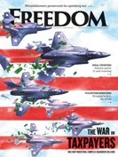 Freedom Magazine. Military Spending issue cover
